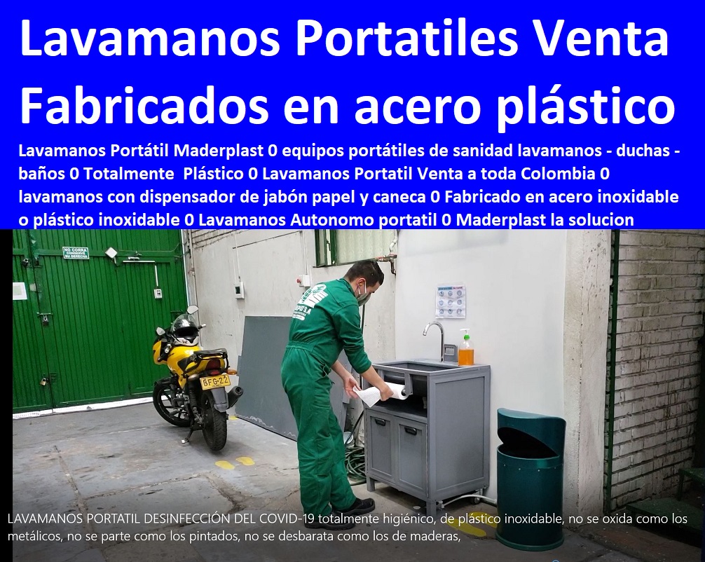 Lavamanos Portátil Maderplast 0 equipos portátiles de sanidad lavamanos - duchas - baños 0 Totalmente  Plástico 0 Lavamanos Portatil Venta a toda Colombia 0 Lavamanos Portátil Maderplast equipos manos Lavamanos Portátil Maderplast 0 equipos portátiles de sanidad lavamanos - duchas - baños 0 Totalmente  Plástico 0 Lavamanos Portatil Venta a toda Colombia 0 Lavamanos Portátil Maderplast equipos manos